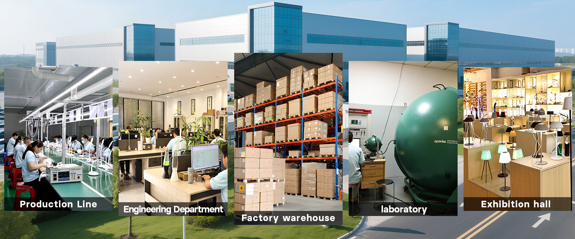 Fábrica de lâmpadas de fixação