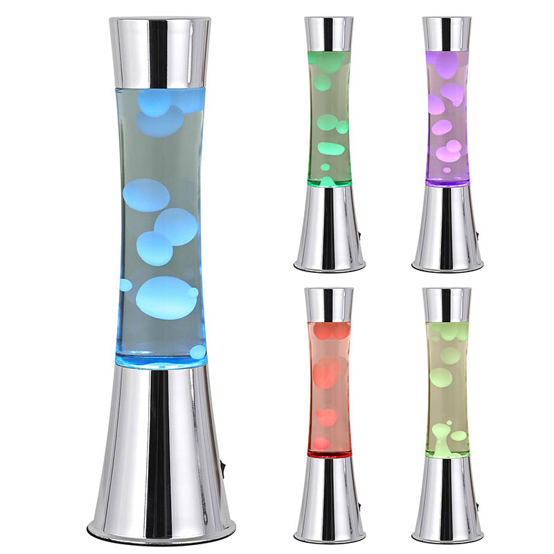 Ao limpar uma Lava Lamp, que tipo de agentes e ferramentas de limpeza devo usar para evitar riscar o abajur ou afetar o líquido interno?