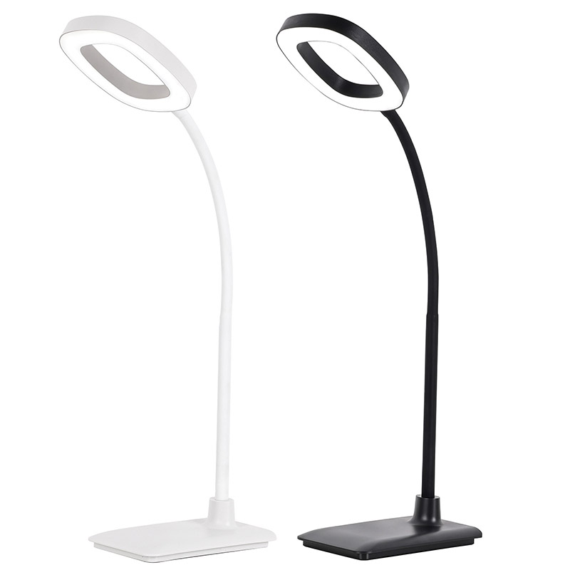 Lâmpada de mesa LED leve e leve