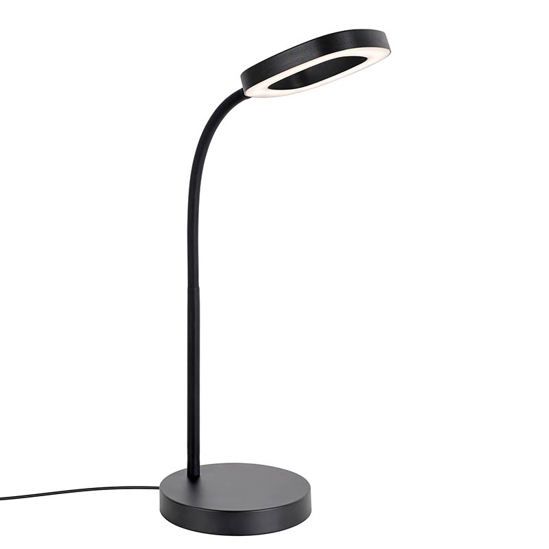 Lâmpada de mesa LED leve e leve para leitura