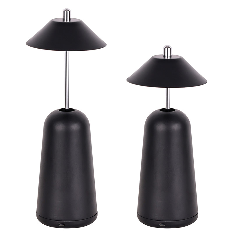 Candeeiro de mesa LED moderno com abajur ajustável