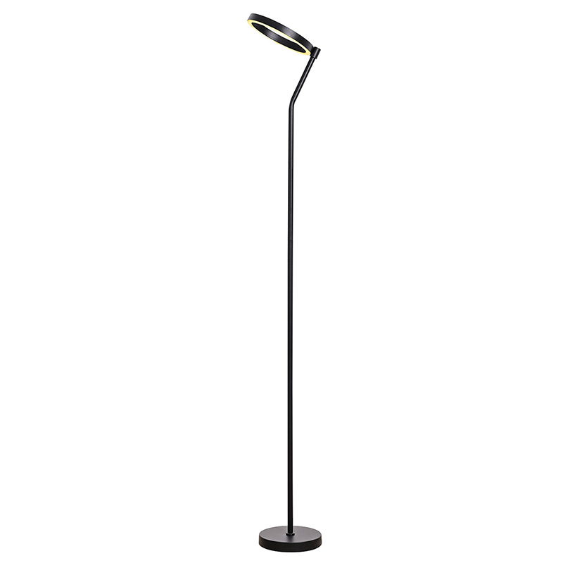 Candeeiro de pé LED moderno com temperatura de cor e brilho ajustáveis