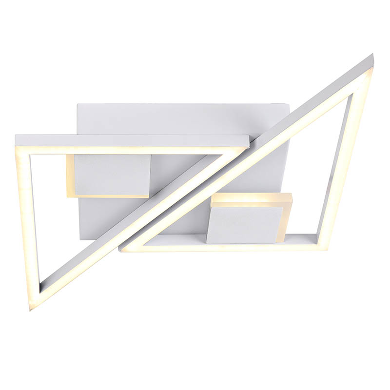 Lâmpada de teto de metal com luz quente e design simples e moderno