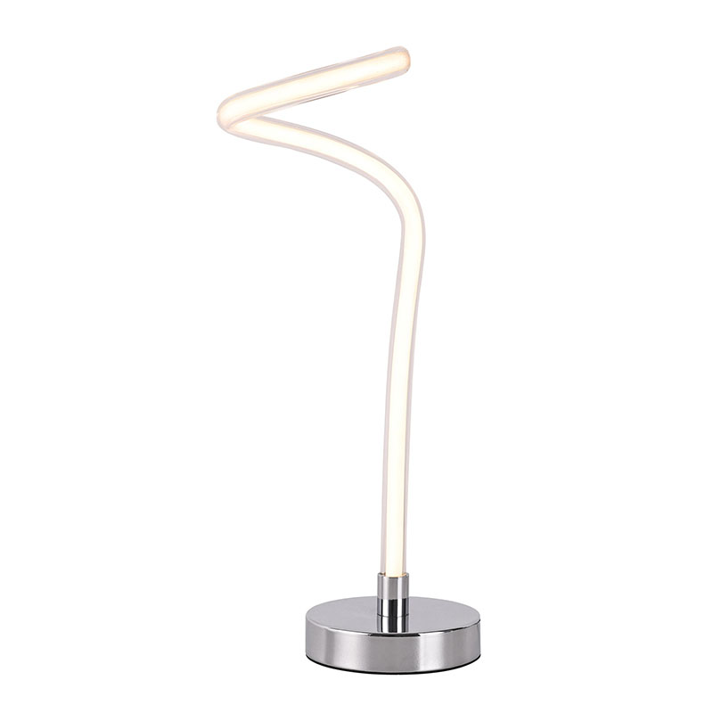 Lâmpada de mesa LED em forma de cobra com iluminação de 360 ​​graus