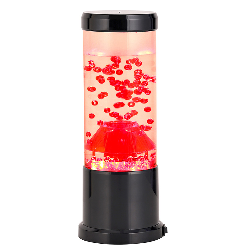 Luz noturna inspirada em erupção vulcânica